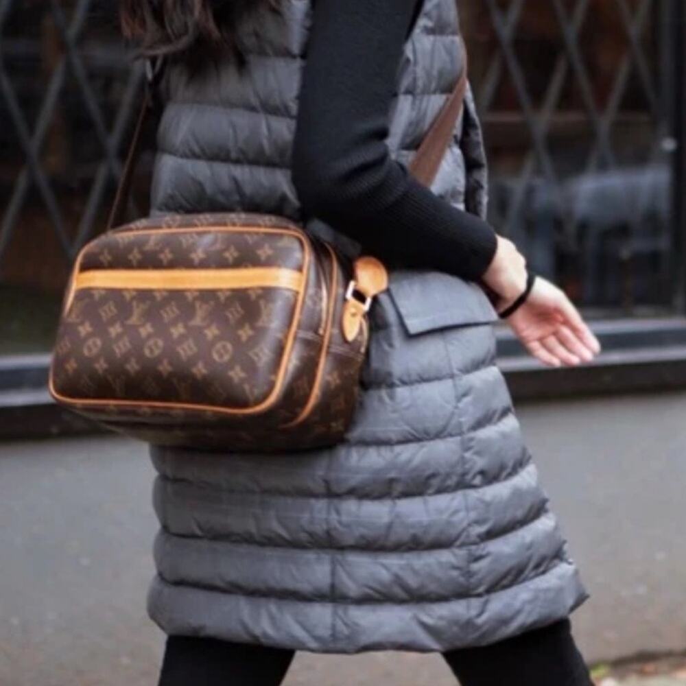 AUTHENTIC LOUIS VUITTON REPORTER PM MESSENGER SHOULDER BAG MONOGRAM SP0064 - Picture 9 of 9